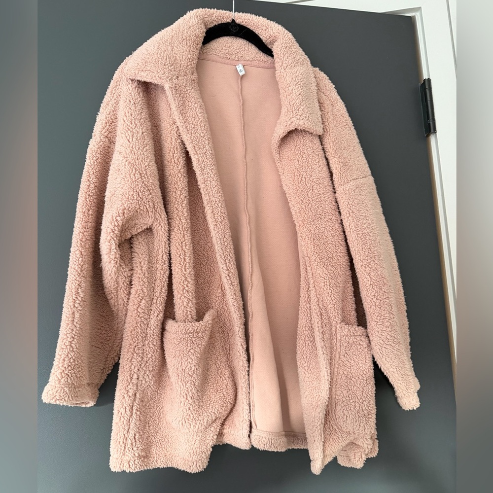 Z Supply Blush Teddy Jacket